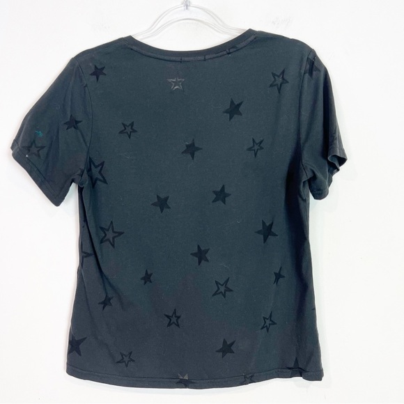 RAILS CARA BLACK STAR BURNOUT SHORT SLEEVE V-NECK T-SHIRT WOMENS SZ MEDIUM - Picture 11 of 11